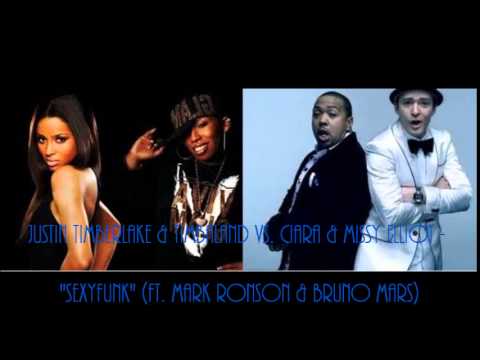 Ciara & Missy Elliot VS. Justin Timberlake & Timbaland - "SexyFunk" (Ft. Mark Ronson & Bruno Mars)