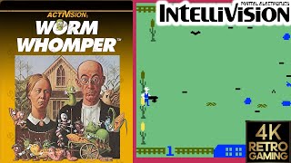 Worm Whompers Intellivision 4k Gameplay