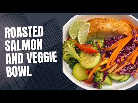 Quick & Healthy Seared Salmon Veggie Bowl | Sponsored by Spice Jamaica