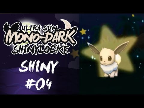 Pokémon Ultra Sun MonoDark Shiny Locke - SHINY EEVEE 284 SOS ENCOUNTERS SHINY #04