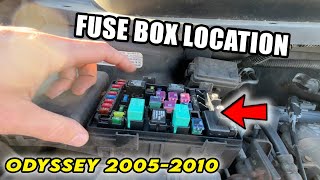 2005–2010 Honda Odyssey Fuse Box Location