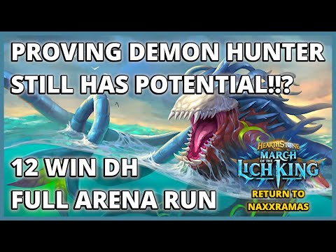 Dominating With The Worst Class!!? | 12 Win Demon Hunter Full Arena Run | Return to Naxxramas