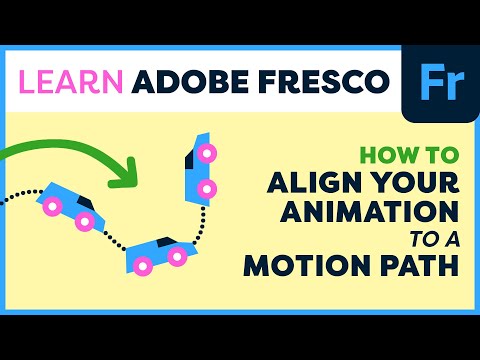 How to Align Your Animation to a Motion Path in Adobe Fresco