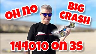 Will it blow up on 3s batteries? WLTOYS brushless 144010