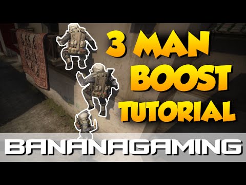 CS:GO - Legit Triple Man Boost Tutorial! (Not a 3-Man Tower)