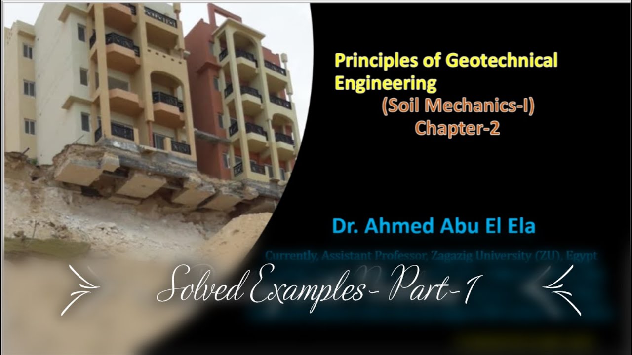 SOIL Mech-1 Chapter-2-Part-3  Solved Examples Part-1