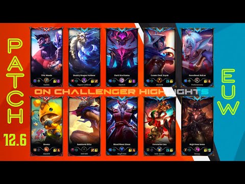 EUW Challenger Match #395 Highlights Patch 12.6