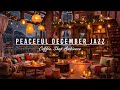 PEACEFUL WINTER AMBIENCE AT COZY COFFEE SHOP☃️WARM DECEMBER  ..