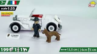 Cobi 1934 Citroën Traction 7C, 1:35, 199 k, 1 f, 1 pes