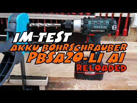 Lidl - PARKSIDE® Akku-Bohrschrauber PBSA 20-Li A1 im Einsatz