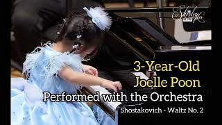 3-Year-Old Baby Joelle Played with the Orchestra - Shostakovich's Waltz No  2