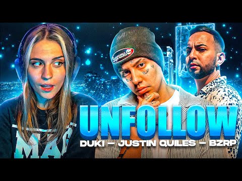 REACCIÓN a "UNFOLLOW" de DUKI, JUSTIN QUILES, BIZARRAP