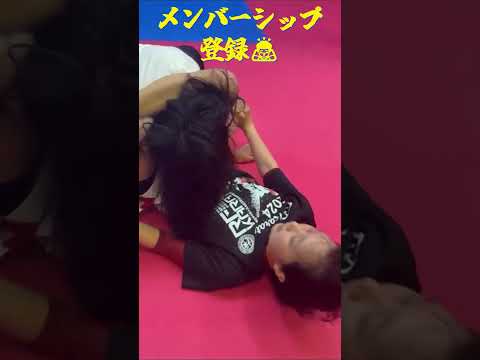 中３女子柔術スパーリングが楽しい９