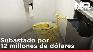 Un inodoro de oro macizo alcanza 12 millones de dólares en una subasta