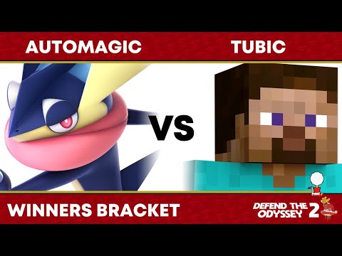 Defend the Odyssey 2 - UTDe | AutoMagic (Greninja) VS WGN | Tubic (Steve) - Winners Bracket - SSBU