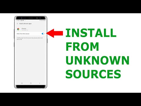 Install Unknown Apps | Install Unknown sources disabled | Allow from other sources