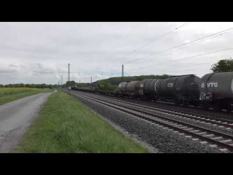 Bahnverkehr bei Neubeckum am 28.04.2018