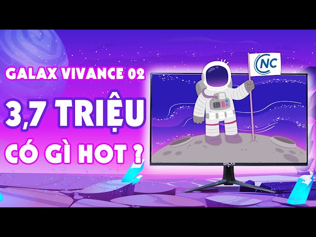 Màn hình máy tính Galax 24'' VI-02 - 165Hz - Gsync - 100% sRGB - IPS 