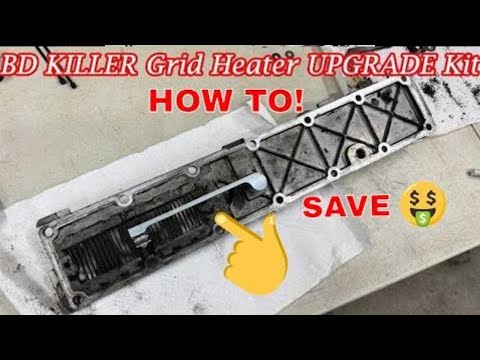 HOW TO! BD KILLER GRID HEATER UPGRADE KIT DODGE/RAM 6.7L CUMMINS on my 2018 DIY