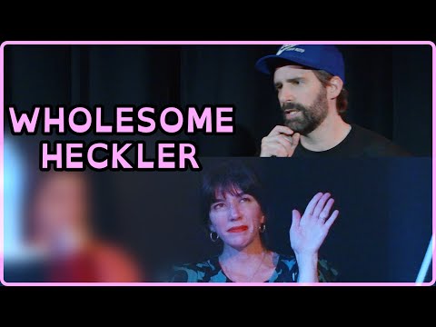 Wholesome Heckler  #standup #jokes #comedy #crowdwork