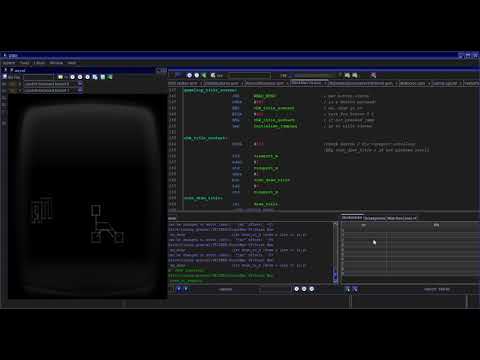 First version of implementing a scrolling viewport on the Vectrex