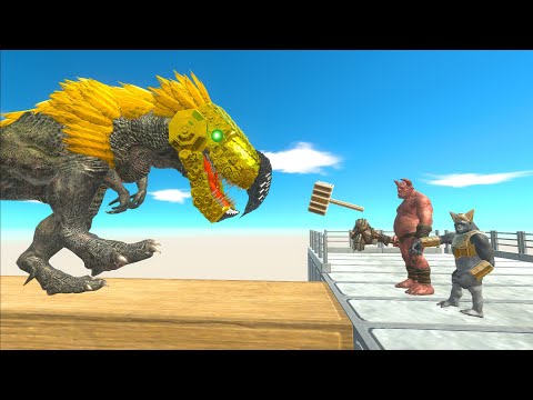 OGRE LORD AND GHOR HAMMER VS MECHA UNITS | ANIMAL REVOLT BATTLE SIMULATOR