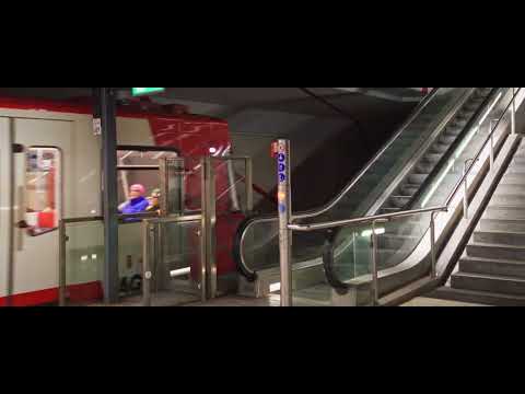 Germany, Nürnberg, U-Bahnhof Nordostbahnhof, 2X escalator