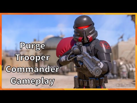Purge Trooper Commander Gameplay Star Wars Battlefront 2