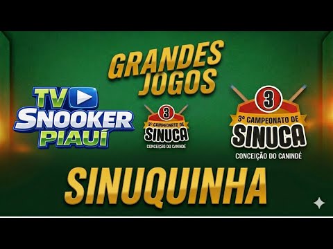3º REGIONAL DE SINUCA DE CONCEICAO DO CANINDE