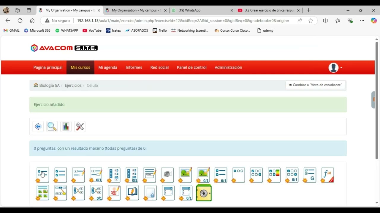 3.2.3 Crear ejercicio relacionar