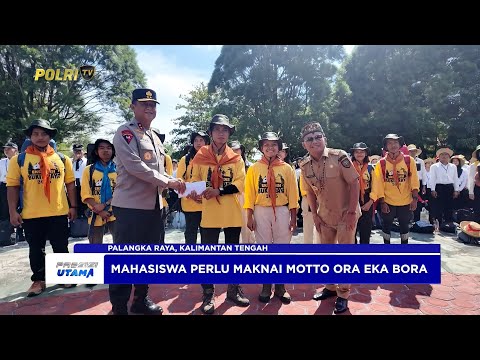 KAPOLDA KALTENG HADIRI MASA PENGENALAN KEHIDUPAN KAMPUS BAGI MAHASISWA BARU