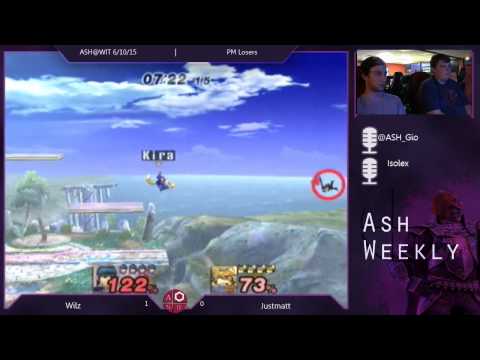Wilz (Marth) vs. JustMatt (Fox) - PM Loser's Bracket ASH@WIT 7/10/15