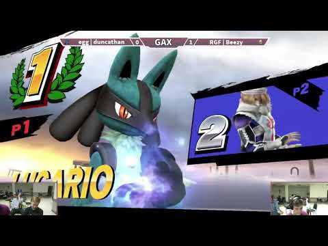 GAXS 2018 Smash 4 Bracket - duncathan (Swordie, Lucario) vs Beezy (Sheik, Cloud)