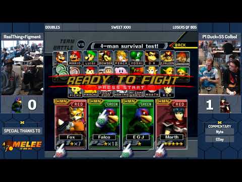 SWEET 31: Duck Colbol vs. TheRealThing Figment Losers Quarters