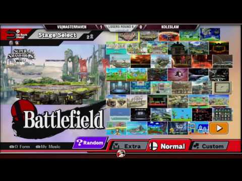 VS Weekly 12/15/16 - Losers R8 - Master Raven (Sheik) vs. Koleslaw (Diddy) - Smash 4