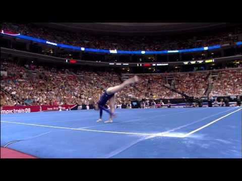 Chellsie Memmel - Floor Exercise - 2008 Olympic Trials - Day 2