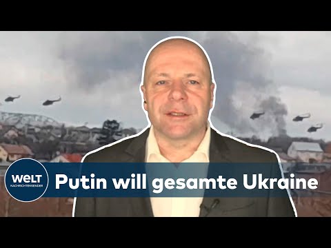 PUTINS PERFIDE PLÄNE: Ukraine - Das könnten die Kriegsziele sein - Demos in Russland | WELT Thema