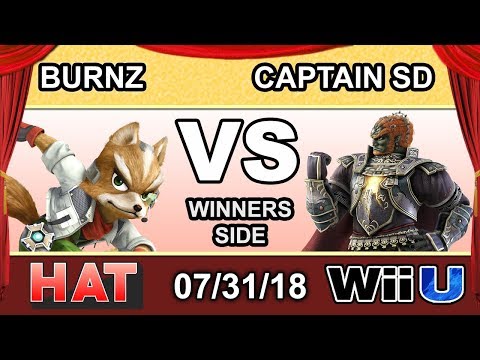 HAT 32 - Burnz (Fox) Vs. Captain SD (Ganondorf) Winners Side - Smash 4