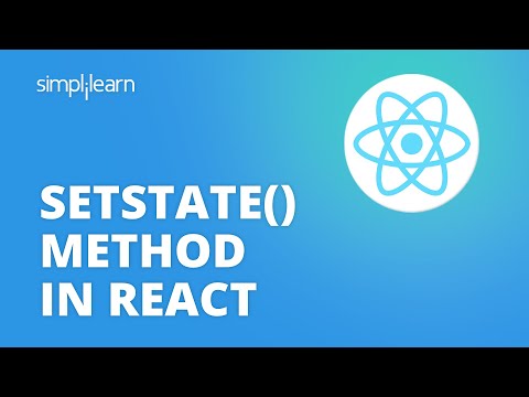 setState Method In React | How setState Works | ReactJS Tutorial For Beginners | Simplilearn
