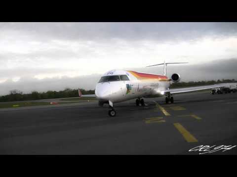CRJ1000 IBERIA Regional AIR NOSTRUM CASTILLA Y LEON  (VISUAL DEPARTURE)