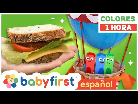 Colores en español para niños | Magia de La Pandilla de Colores | Globo Aerostático y más |BabyFirst