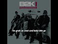 B2K - Back It Up (Lyrics Video)