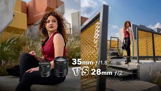 Video thumbnail for Sony 28mm f2 vs 35mm f1.8 Real World Difference w/ Sample Images by Oma Ghomrawi