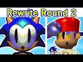 Friday Night Funkin VS Rewrite ROUND 2 Sonic EXE FNF Mod Sonic Lord X Trinity Encore