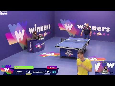 WINners CUP table 2  31.01 Liman Aleksandr - Boklag Roman  17:30
