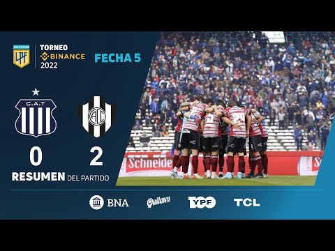 #TorneoBinance | Fecha 5 | resumen de Talleres - Central Córdoba