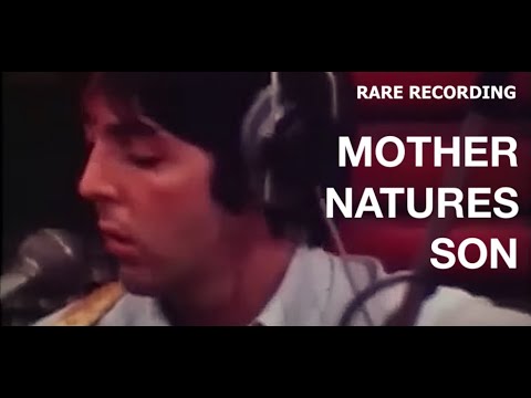 RARE:McCartney Mother Natures Son and Blackbird Studio Footage-