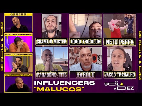 QUAL É O MOMENTO MAIS 'BIZARRO' PROTAGONIZADO POR UM INFLUENCER DE TIME? | DE SOLA A DEZ