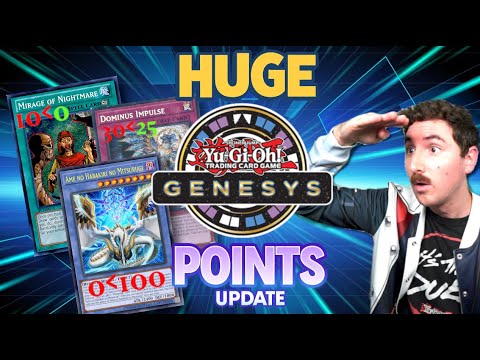 HUGE Yu-Gi-Oh Genesys Format Point Changes! October 2025 Update Breakdown!!! #reaction