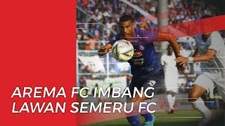 Arema FC Ditahan Imbang oleh Semeru FC dalam Laga Uji Coba